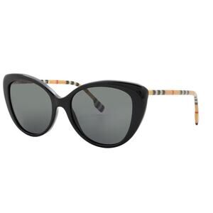 Burberry Sunglasses BE4407 Dark Grey Cat Eye Ladies Nova Check Glasses Shades